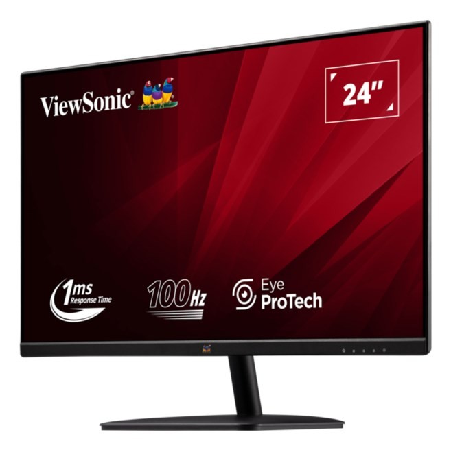 Viewsonic VA2432-H-2 monitor komputerowy 61 cm (24") 1920 x 1080 px Full HD LED Czarny
