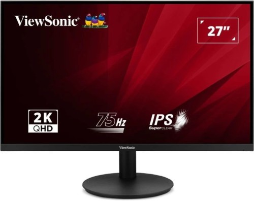 Viewsonic VA VA2708-2K-HD-2 monitor komputerowy 68,6 cm (27") 2560 x 1440 px Quad HD LED Czarny