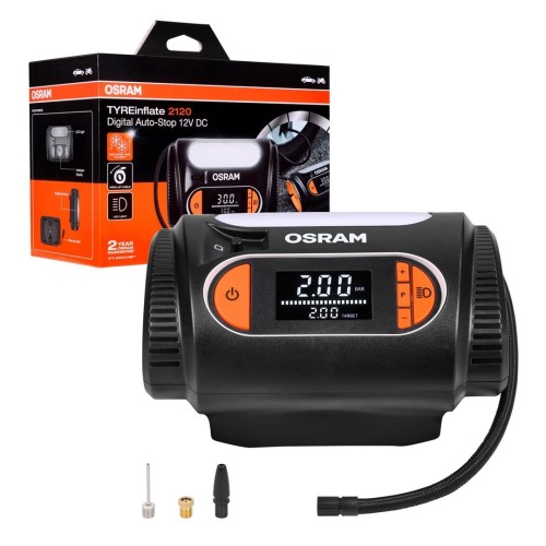 Osram TyreInflate 2120 | Kompaktowy akumulatorowy kompresor | 12V