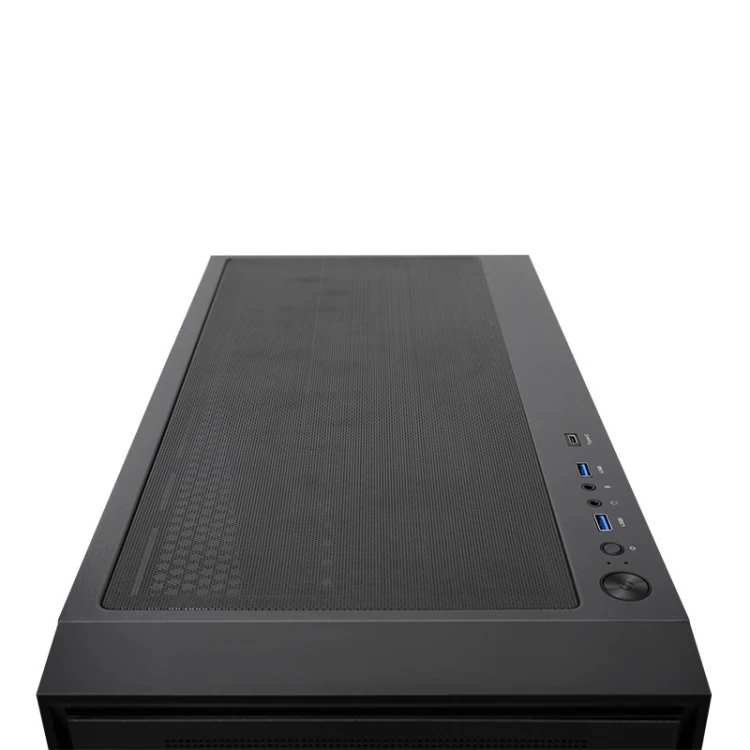 Chieftec Midi Tower GS-03B-BLK-OP, Schwarz Czarny