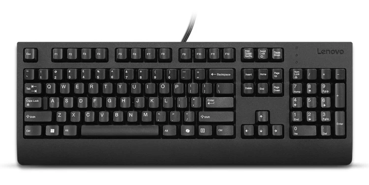 Lenovo 4Y41R64588 klawiatura Dom/Biuro USB US English Czarny