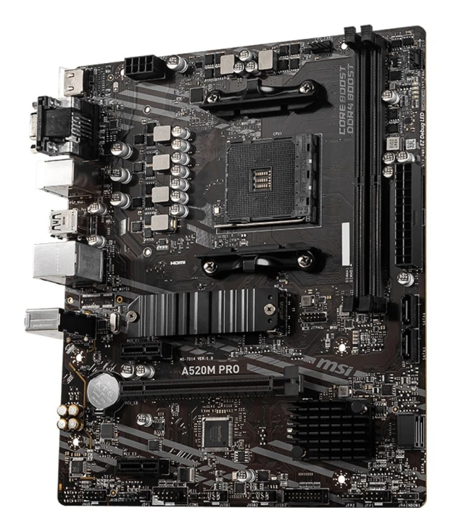 MSI A520M PRO Socket AM4 micro ATX