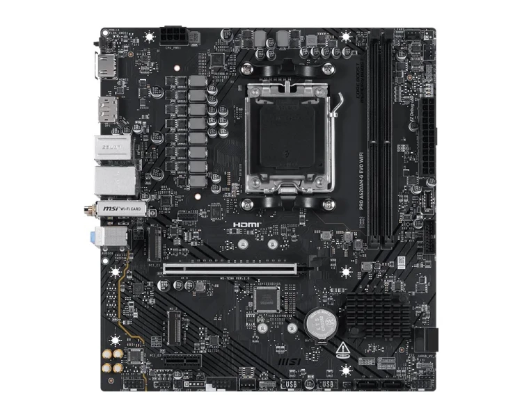 MSI Pro A620AM-G EVO WIFI AMD A620A Gniazdo AM5 micro ATX