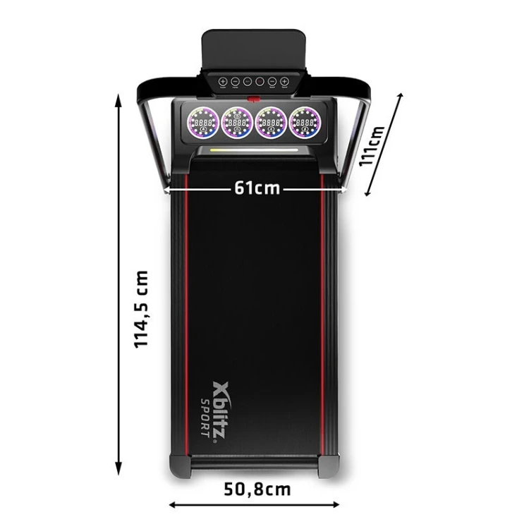 XBLITZ X-RUNNER 2, SKŁADANA DOMOWA BIEŻNIA ELEKTRYCZNA 2W1
