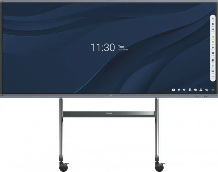 Viewsonic VB-STND-009 uchwyt do tablic informacyjnych 2,67 m (105") Czarny, Srebrny