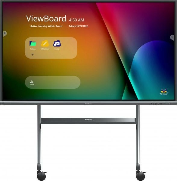 Viewsonic VB-STND-009 uchwyt do tablic informacyjnych 2,67 m (105") Czarny, Srebrny