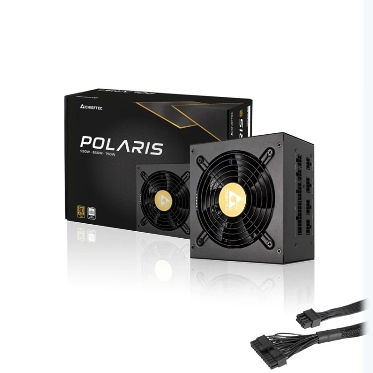 Zasilacz Chieftec PPS-650FC 650W ATX 120mm 80+Gold aPFC