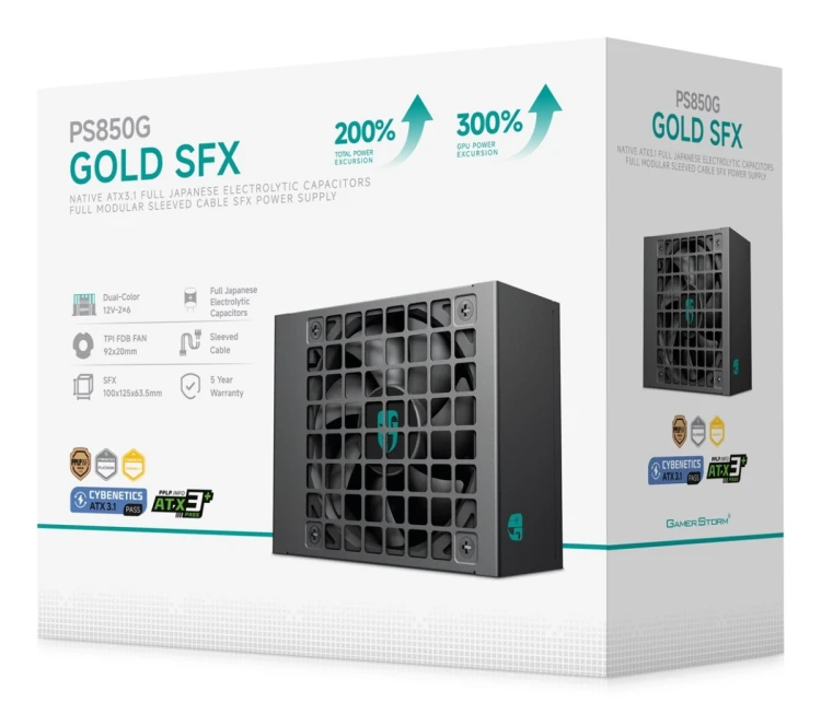 DeepCool PS850G moduł zasilaczy 850 W 20+4 pin