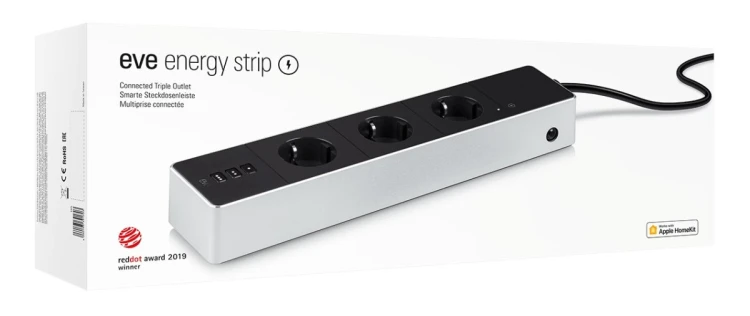 EVE Eve Energy Strip - inteligentna listwa zasilająca z potrójnym gniazdem