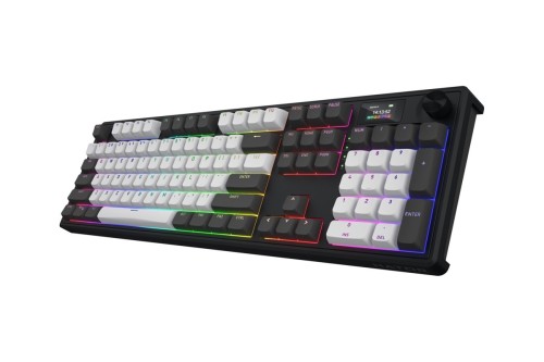 HATOR Skyfall Pro Wireless 100 klawiatura Gaming USB + RF Wireless + Bluetooth QWERTY US English Czarny, Szary