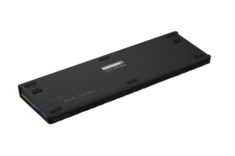 HATOR Skyfall Pro Wireless 100 klawiatura Gaming USB + RF Wireless + Bluetooth QWERTY US English Czarny, Szary