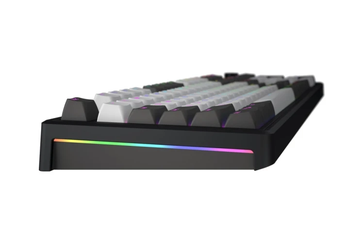 HATOR Skyfall Pro Wireless 100 klawiatura Gaming USB + RF Wireless + Bluetooth QWERTY US English Czarny, Szary