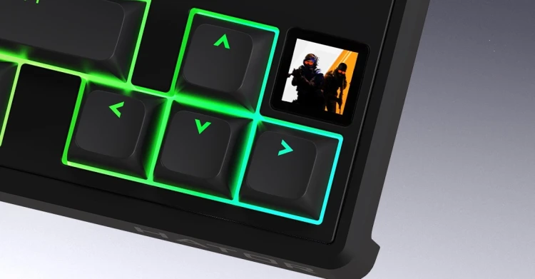 HATOR Skyfall 65 MAG ULTIMA 8K wireless klawiatura Gaming USB + RF Wireless + Bluetooth QWERTY US English Czarny, Biały