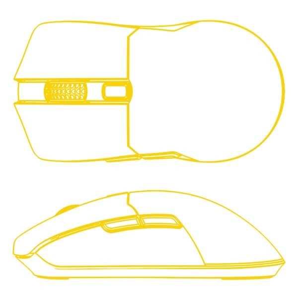 HATOR Pulsar 3 Wireless myszka Gaming Oburęczny RF Wireless + Bluetooth + USB Type-C Optyczny 12000 DPI