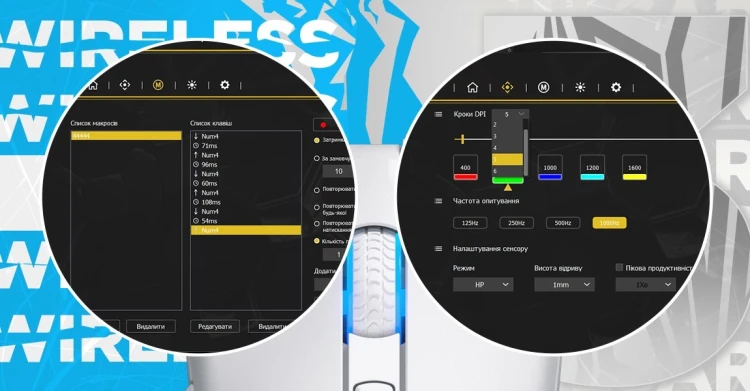HATOR Pulsar 3 Wireless myszka Gaming Oburęczny RF Wireless + Bluetooth + USB Type-C Optyczny 12000 DPI