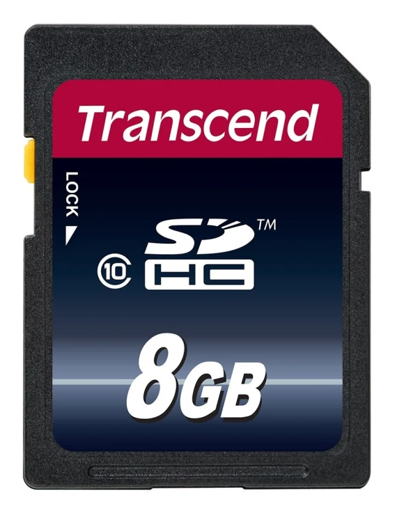 SD Card   8GB Transcend SDHC Class10
