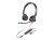 HP Poly Zestaw słuchawkowy stereo Poly Blackwire 3325 USB-C z certyfikatem Microsoft Teams + wtyczka 3,5 mm + przejściówka USB-C/A