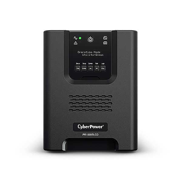 CyberPower PR1500ELCD zasilacz UPS Technologia line-interactive 1,5 kVA 1350 W 8 x gniazdo sieciowe