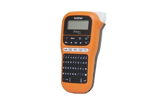 Brother PT-E110 drukarka etykiet Termotransferowy 180 x 180 DPI 20 mm/s HGe/TZe QWERTY