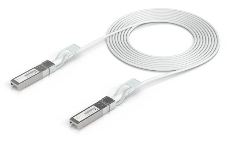 Ubiquiti UACC-Uplink-SFP28-3M kabel InfiniBand / światłowodowy DAC Biały