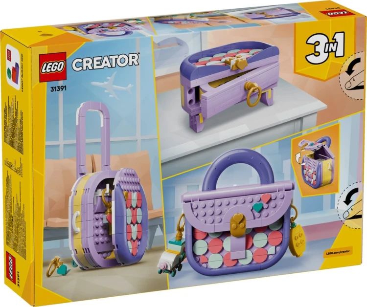 LEGO Creator 3w1 31391 - Modna torebka ze schowkiem