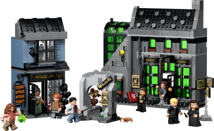 LEGO Harry Potter 76471 - Magiczne sklepy na ulicy Śmiertelnego Nokturnu