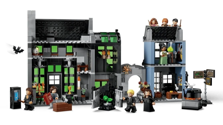 LEGO Harry Potter 76471 - Magiczne sklepy na ulicy Śmiertelnego Nokturnu