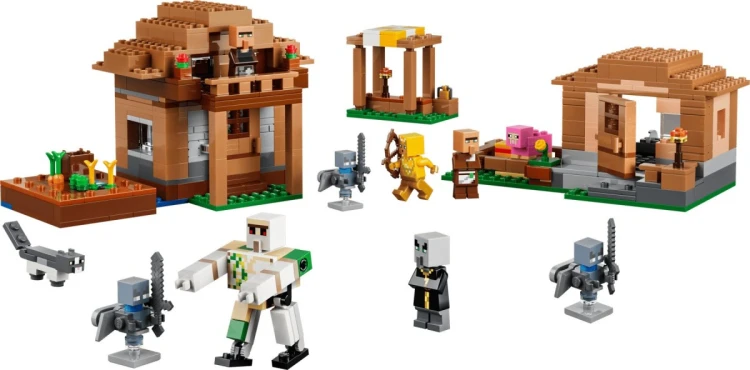 LEGO Minecraft 21596 - Najazd przywoływaczy na wioskę