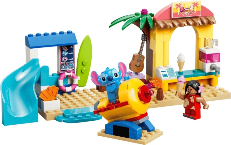 LEGO Disney 43280 - Zabawa na plaży z Lilo i Stitchem