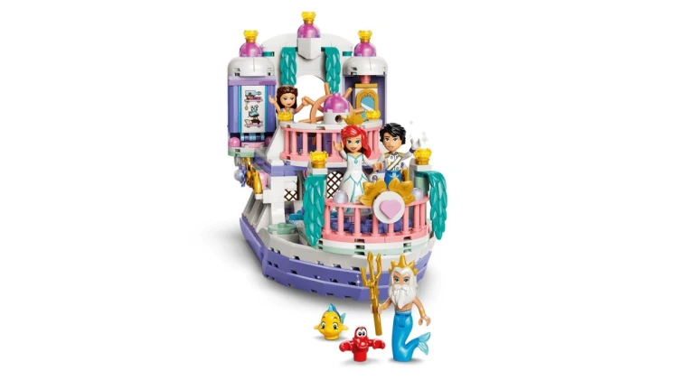 LEGO Disney 43299 - Królewska łódź weselna Arielki
