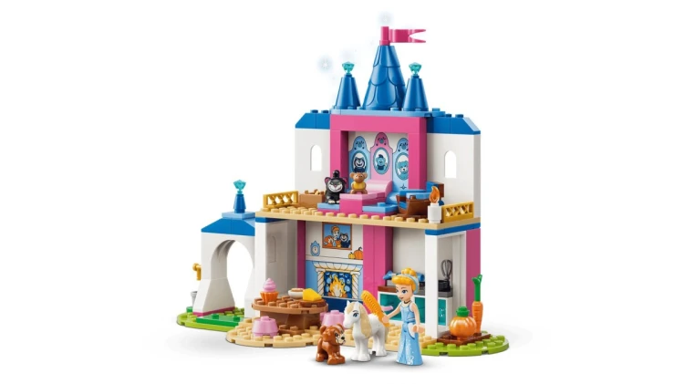 LEGO Disney 43283 - Zamek Kopciuszka i jej zwierzęcych przyjaciół