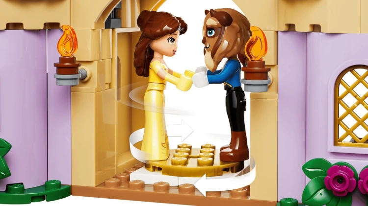LEGO Disney 43289 - Zaczarowany zamek Pięknej i Bestii