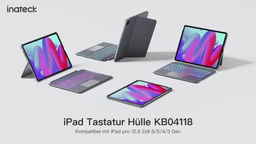 Klawiatura iPad 13" iPad Pro 3/6 Gen. QWERTZ szary
