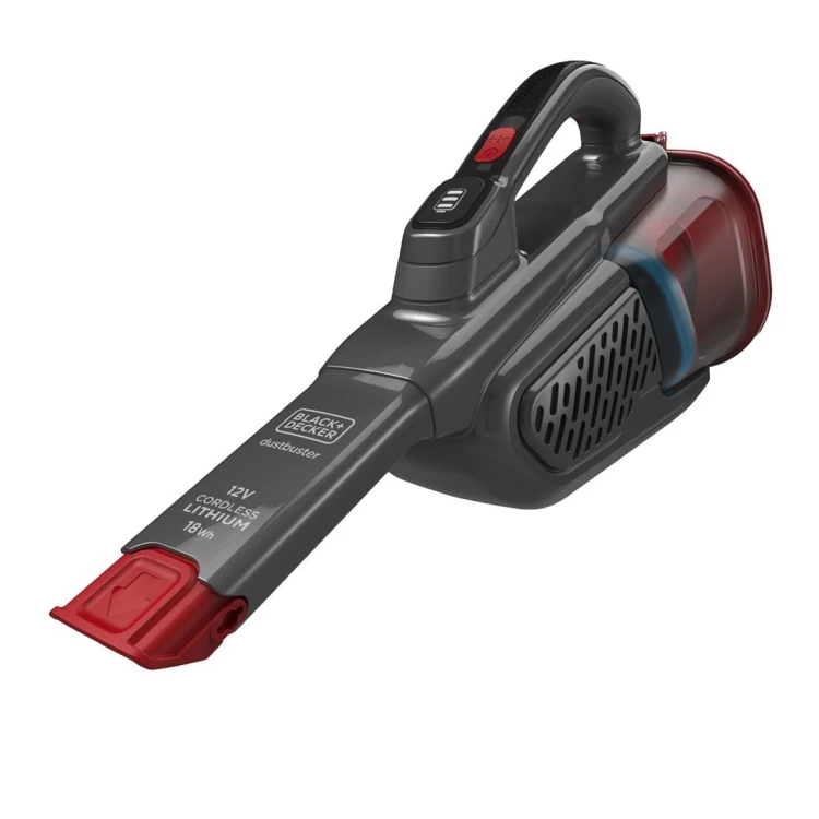 Black & Decker BHHV315J-QW odkurzacz przenośny Czarny, Czerwony Bez worka