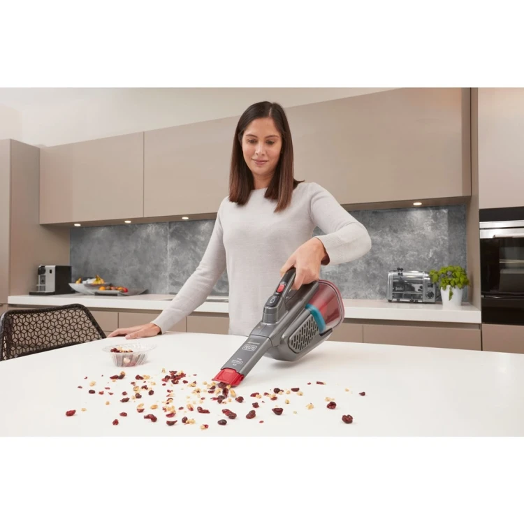 Black & Decker BHHV315J-QW odkurzacz przenośny Czarny, Czerwony Bez worka