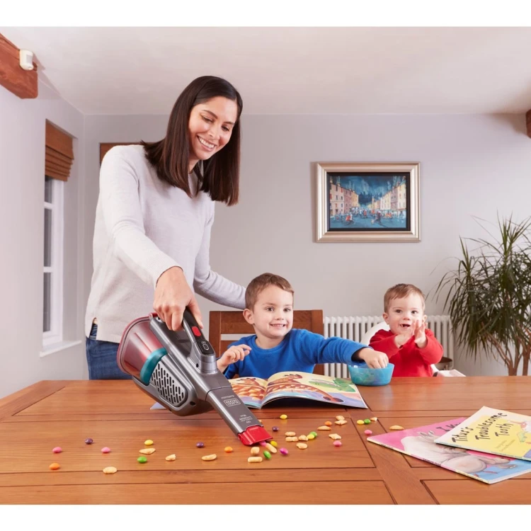 Black & Decker BHHV315J-QW odkurzacz przenośny Czarny, Czerwony Bez worka