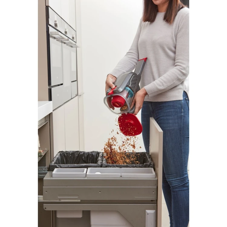 Black & Decker BHHV315J-QW odkurzacz przenośny Czarny, Czerwony Bez worka