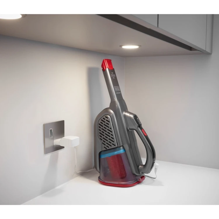 Black & Decker BHHV315J-QW odkurzacz przenośny Czarny, Czerwony Bez worka