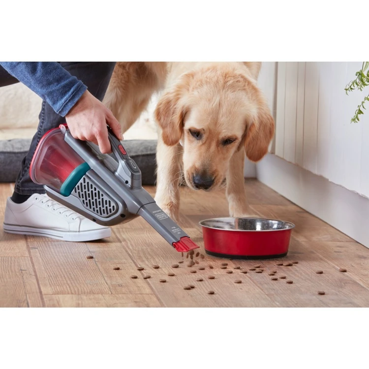 Black & Decker BHHV315J-QW odkurzacz przenośny Czarny, Czerwony Bez worka