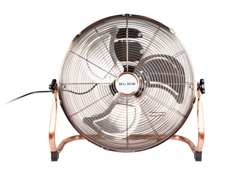 BLOW WENTYLATOR PODŁOGOWY 18"/45CM 200W CYRKULATOR MIEDZIANY ZŁOTY