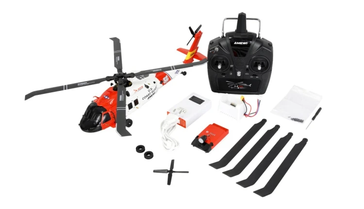 Amewi UH60 Black Hawk zdalnie sterowany model Helikopter Silnik elektryczny 1:47