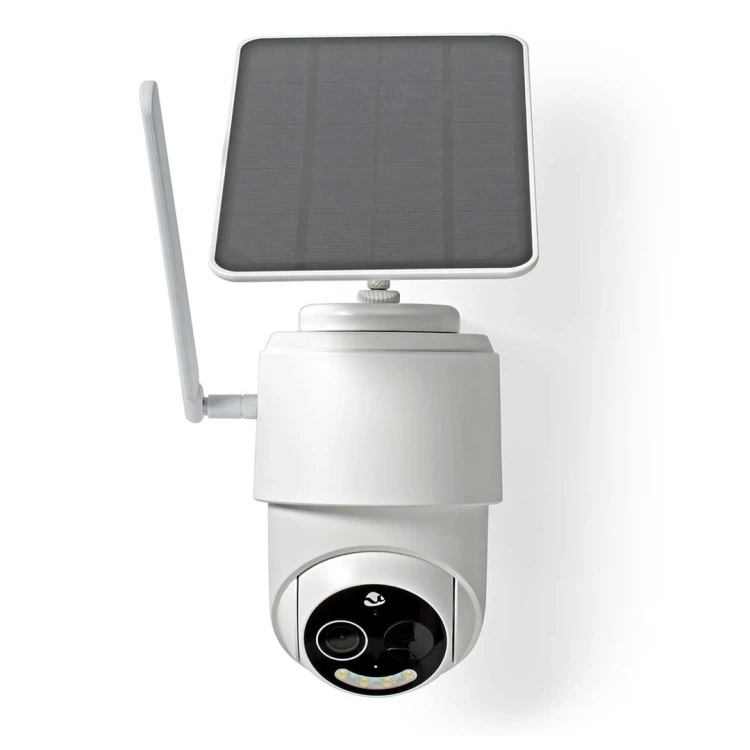 Kamera zewnętrzna Nedis Smartlife 4G, IP65 czujnik ruchu, night vision, biały