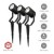 Lampa zewnętrzna Nedis ZBLOS10RGBW3 Smartlife RGB Zigbee 3.0 3W 3-pack