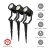 Lampa zewnętrzna Nedis ZBLOS10RGBW3 Smartlife RGB Zigbee 3.0 3W 3-pack