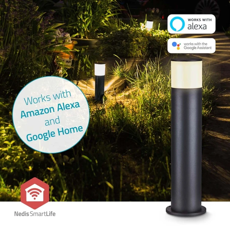 Lampa zewnętrzna Nedis ZBLOP10RGBW Smartlife RGB Zigbee 3.0 10 + 4W