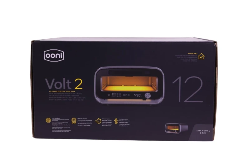 Ooni Volt 2 Elektrischer Pizzaofen grau/schwarz