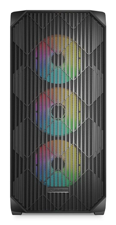 Obudowa komputerowa Sharkoon AK3 RGB Czarne Szkło Hartowane