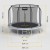 REBEL ACTIVE TRAMPOLINA PRO 8FT/244CM, SIATKA, DRABINKA RBA-8001