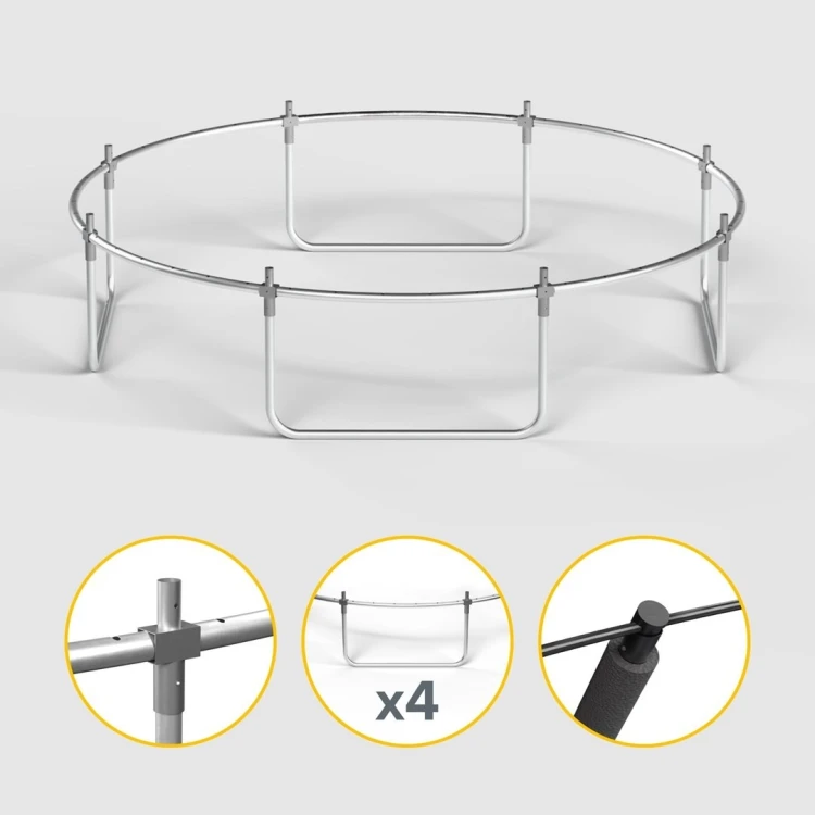 REBEL ACTIVE TRAMPOLINA PRO 10FT/305CM, SIATKA, DRABINKA RBA-8002