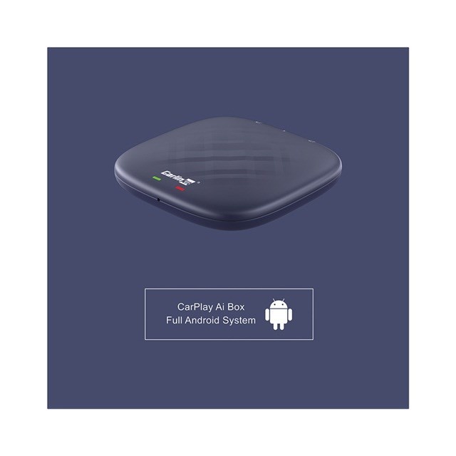 CARLINKIT Adapter Bezprzewodowy TBOX-Plus 4GB+64GB Apple Carplay/Android Auto niebieski